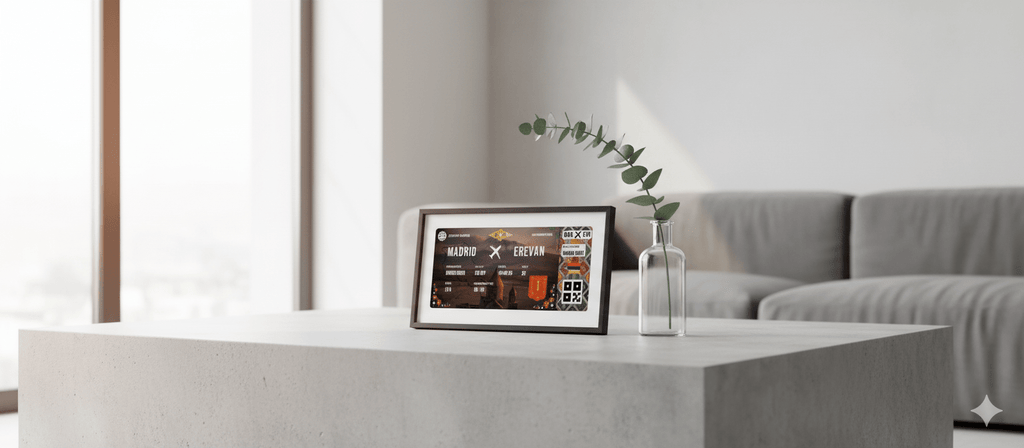 Boarding Pass con Diseño de Armenia - Conoce el Planeta