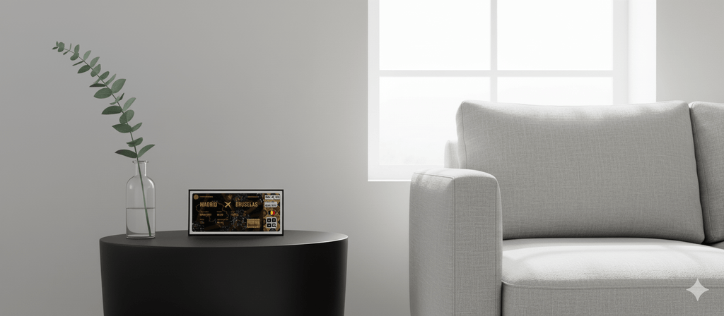 Boarding Pass con Diseño de Bélgica - Conoce el Planeta