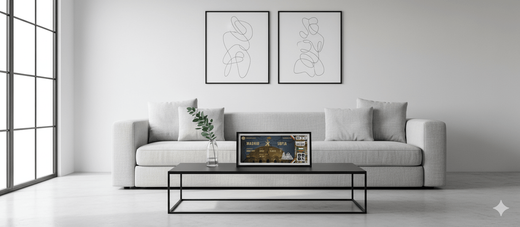 Boarding Pass con Diseño de Bulgaria - Conoce el Planeta