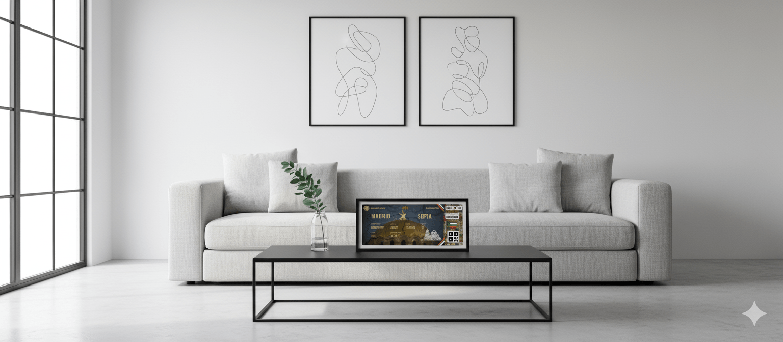 Boarding Pass con Diseño de Bulgaria - Conoce el Planeta