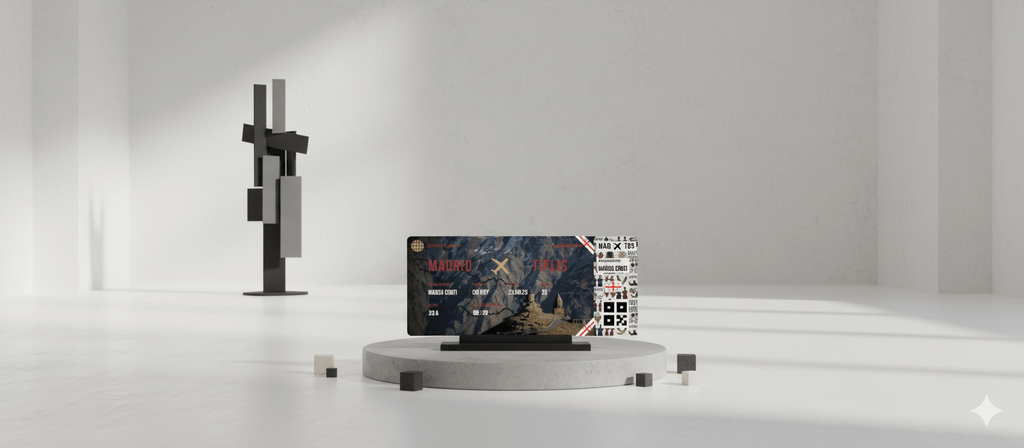 Boarding Pass con Diseño de Georgia - Conoce el Planeta