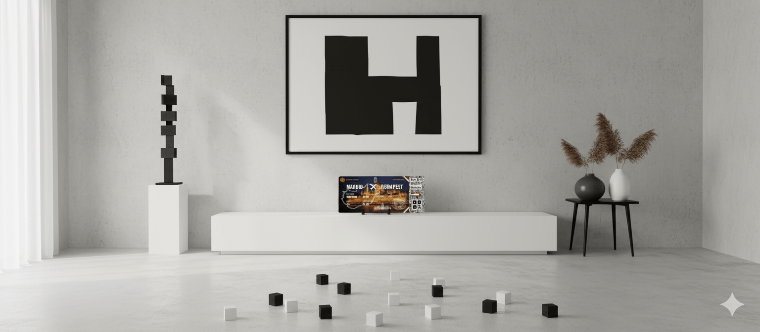 Boarding Pass con Diseño de Hungría - Conoce el Planeta