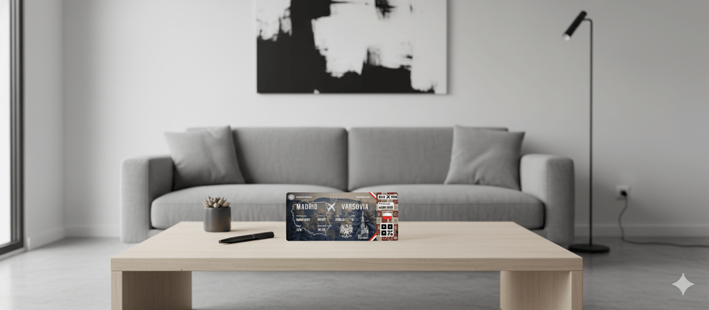 Boarding Pass con Diseño de Polonia - Conoce el Planeta